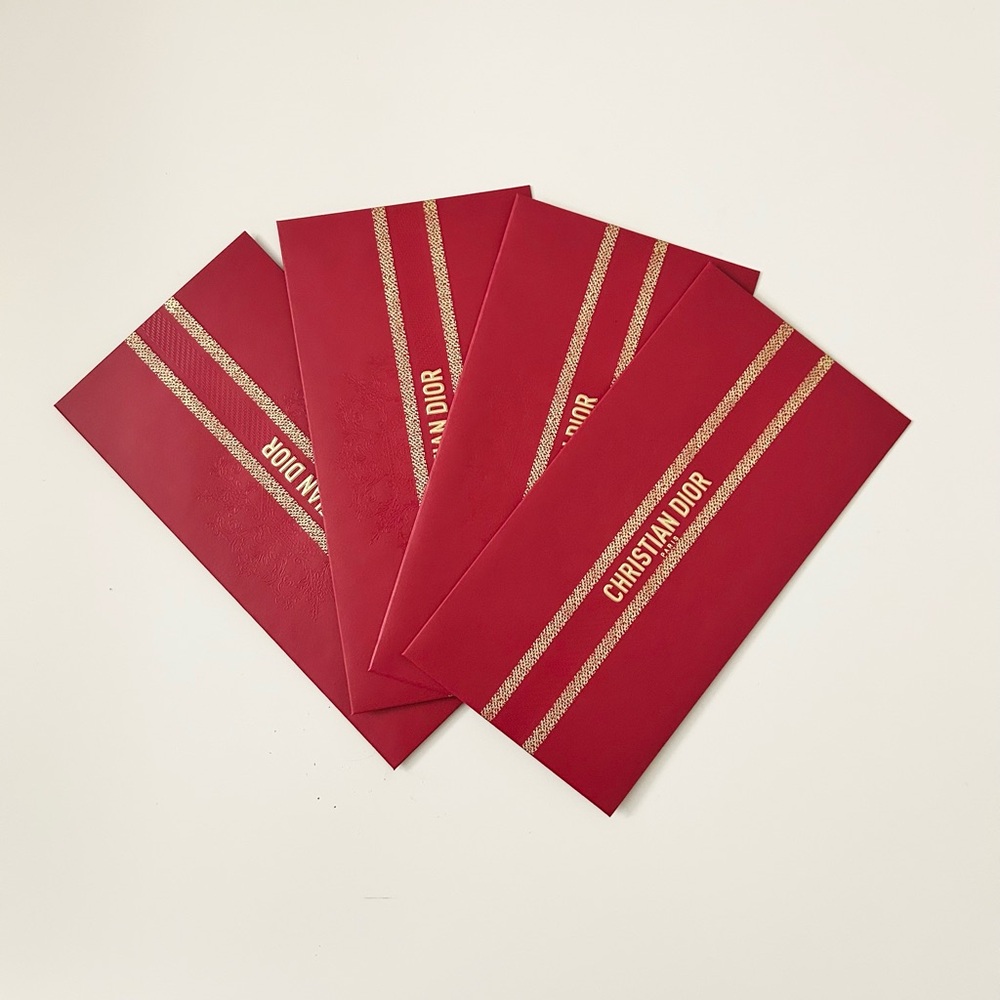🌸DIOR Lucky Money Envelope x 4